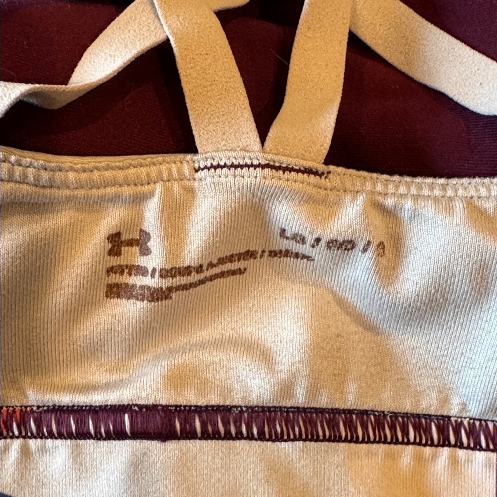 Under Armour Women's Purple and Gray Sports Bra Size Large, Sewn in Cups - Picture 5 of 5
